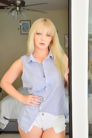 Big Tits Blonde MILF Kay